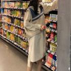 Knit Vest / Long-sleeve Dress