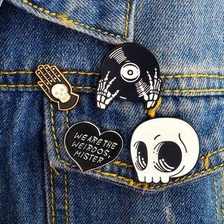 Skull Alloy Brooch (various Designs)