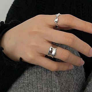 Twisted / Wavy Sterling Silver Open Ring
