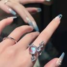 Opal Alloy Ring / Polished Alloy Ring / Set