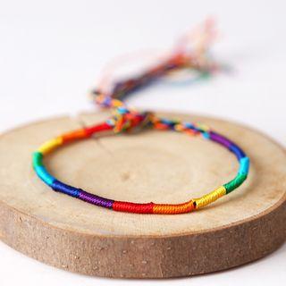 Color Block Adjustable Bracelet