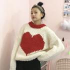 Heart Chunky Sweater