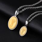 Couple Matching Coin Pendant Necklace