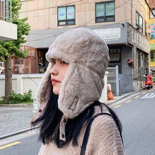 Couple Matching Furry Earflap Hat