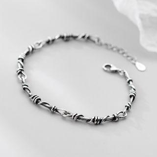 Knot Sterling Silver Bracelet 1 Pc - S925 Silver - Silver - One Size