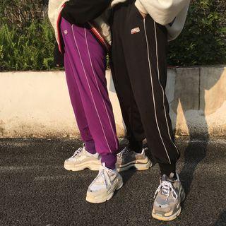 Couple Matching Elastic-waist Sweatpants