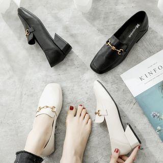 Snaffle Chunky-heel Loafers