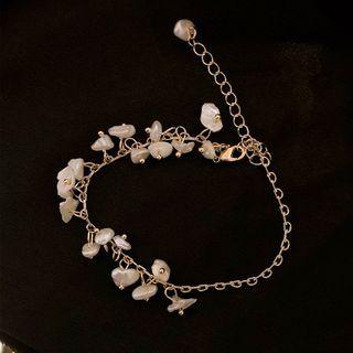 Irregular Pearl Bracelet Gold - One Size