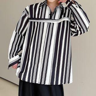 Zigzag Print Shirt