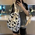 Cow Print Backpack Dairy Cow Print - Black & White - One Size