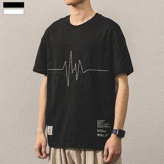 Stitching Short-sleeve T-shirt