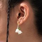 Flower Sterling Silver Dangle Earring / Gift Box / Set