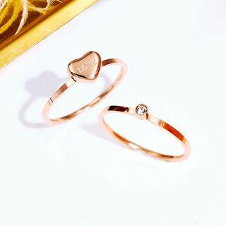 2-in-1 Heart Ring