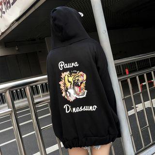 Tiger Print Hoodie