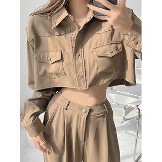 Loose-fit Cropped Light Jacket