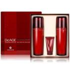Charm Zone - Deage Red Addition Set: Skin Toner 110ml + Emulsion 110ml + Control Cream 15ml