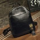 Tassel Genuine Leather Backpack