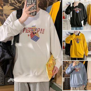 Cube Print Pullover