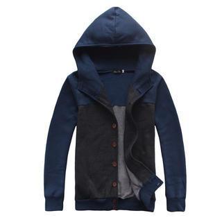 Two-tone Hooded Jacket
