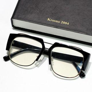 Retro Oversized Square Eyeglasses