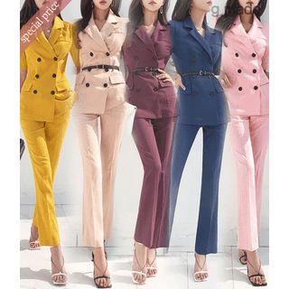 Blazer & Pants Colored Officewear Set