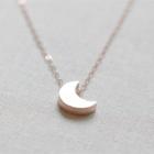 Crescent Pendant Necklace