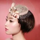 Clip Hat With Bow Headpiece