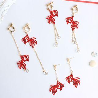 Non-matching Goldfish Dangle Earring (various Designs)