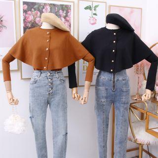 Knit Cape Top