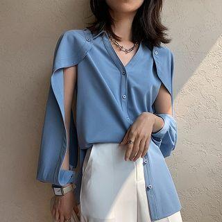 Detachable Sleeve Blouse