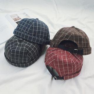 Check Round Hat