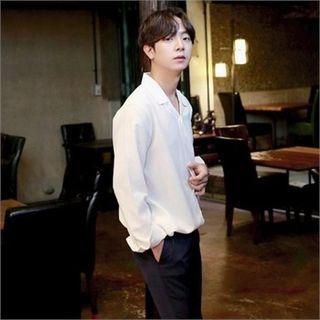 Open-placket Dress Shirt
