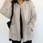 Long-sleeve Knitted Cardigan