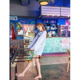 Illustration-printed Oversized T-shirt