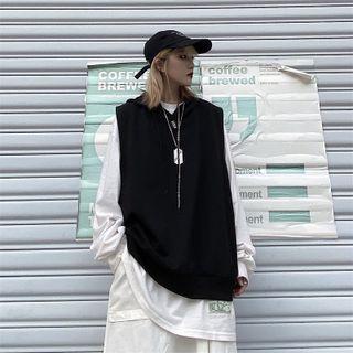 Sleeveless Hoodie / Long-sleeve T-shirt