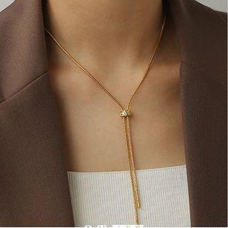 Alloy Y Necklace