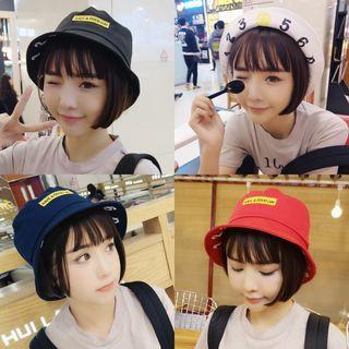 Number Printed Buckle Hat