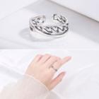 Chain Layered Open Ring Ring - One Size