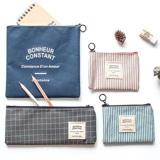 Pattern Canvas Pouch