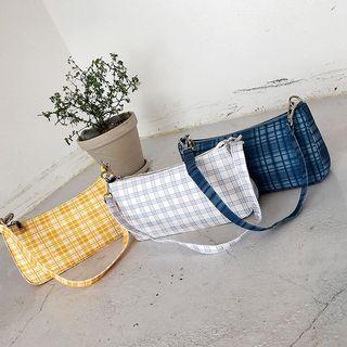 Checked Shoulder Bag