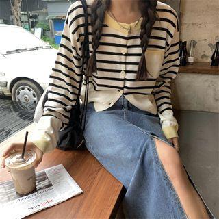 Stripped Cardigan