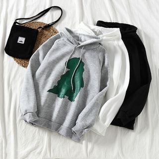 Cartoon Loose-fit Hooded Sweatshirt