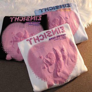 Long-sleeve Angel Print Hoodie