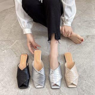 Croc Grain Mules