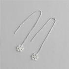 925 Sterling Silver Snowflake Open Ring 1 Pair - 016 - Snowflake - One Size