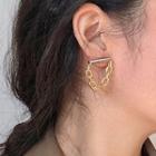 Chained Alloy Earring 1 Pair - Silver & Gold - One Size