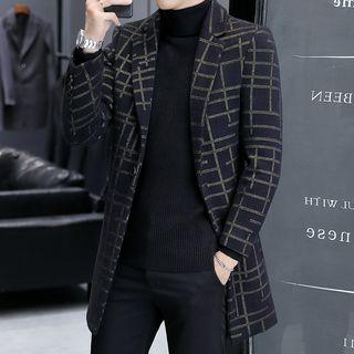 Set: Plaid Coat + Sweater