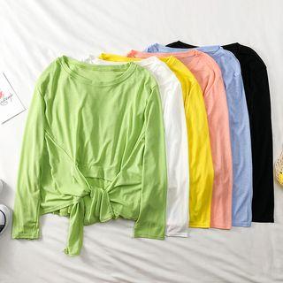 Tie-hem Loose-fit Light Top