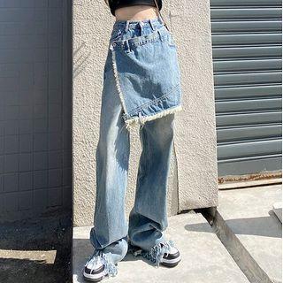 Distressed Washed Baggy Jeans (various Designs)