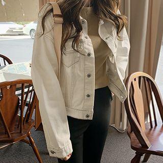 Colored Washed Trucker Jacket